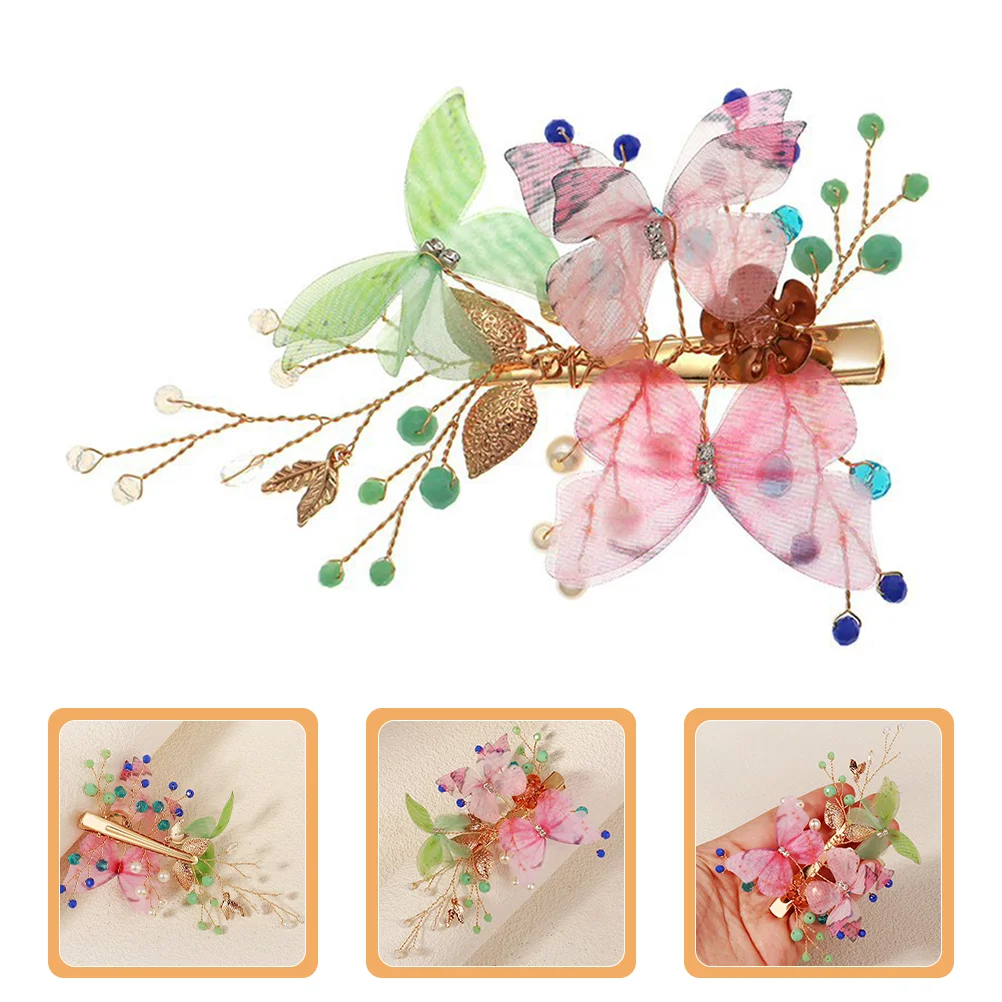 

Bridal Headwear Vintage Hair Clips Issue Card Wedding Accessories for Women Child