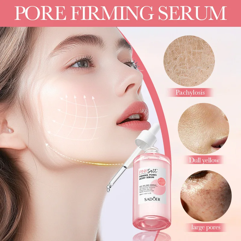

Himalayan Pink Salt Firming Moisturizing Facial Cleanser Serum Lotion Cream Scrub Moisturizing Whitening Skin Care Kit