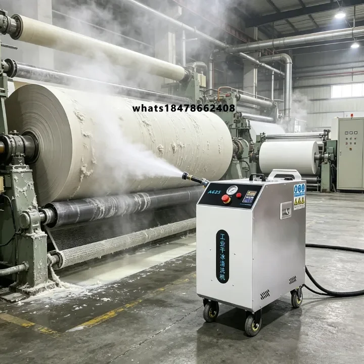 Dry Ice Cleaning Machine for Electroplating Rack Coating Stripping and Cleaning Equipment