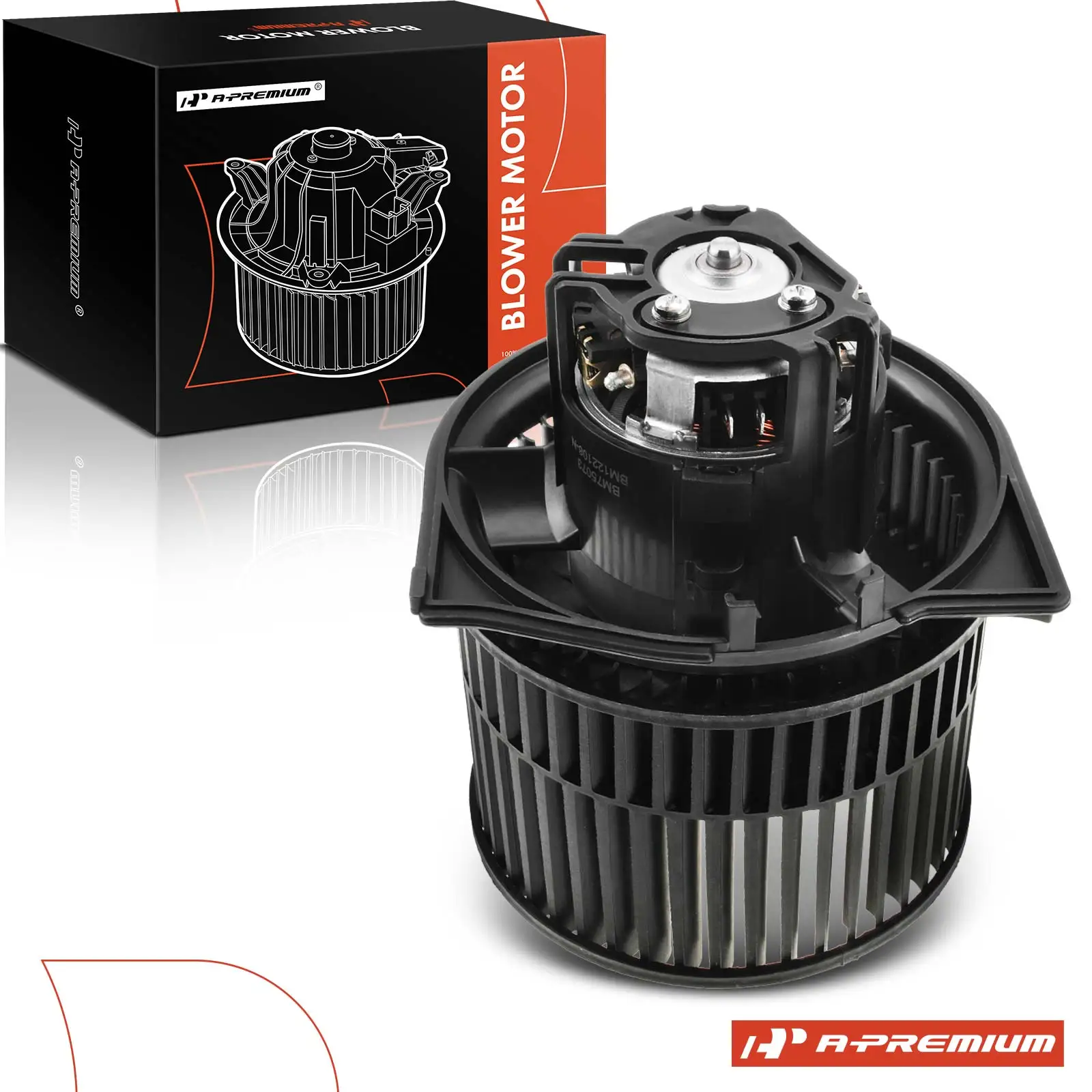 A-Premium Heater Blower Motor with Fan Cage for Saab 9-5 1999-2009