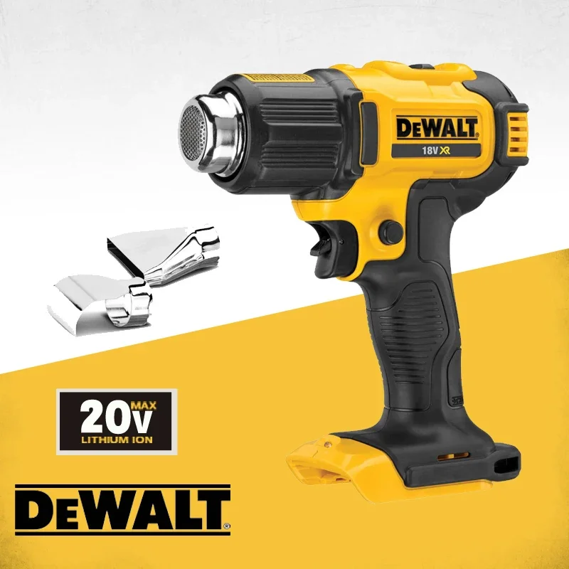 Dewalt DCE530N 20V Cordless Heat Gun High Power Welding Thermal Blower Heat Shrink Wrapping Tool Hot Air Gun Power Tool DCE530