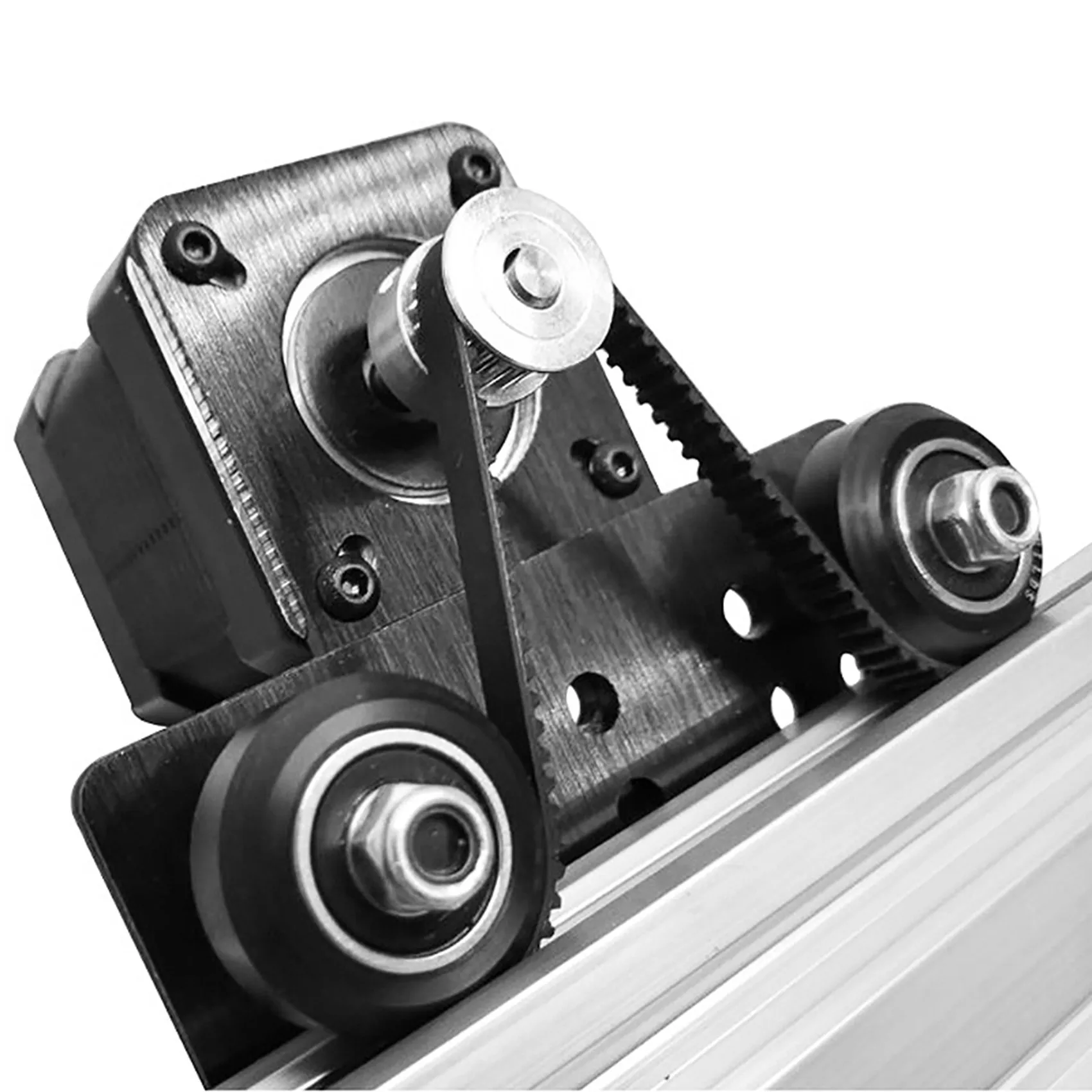 طابعة AA49 2X ثلاثية الأبعاد - لوحة تثبيت محرك متدرج Nema 17 من الألومنيوم لطابعة CNC ثلاثية الأبعاد لأجزاء Openbuilds CNC