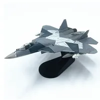 Diecast Metal Alloy 1/100 Scale Russian Su 57 SU57 Fighter Airplane Aircraft Replica Model Su-57 Plane Model Toy For Collection