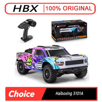 HBX 3101A 1/16 Brushless 4WD RC Short Course TruckIndependent SuspensionFull Ball Bearings Metal Driveshaft 45KM/H Speed Car toy