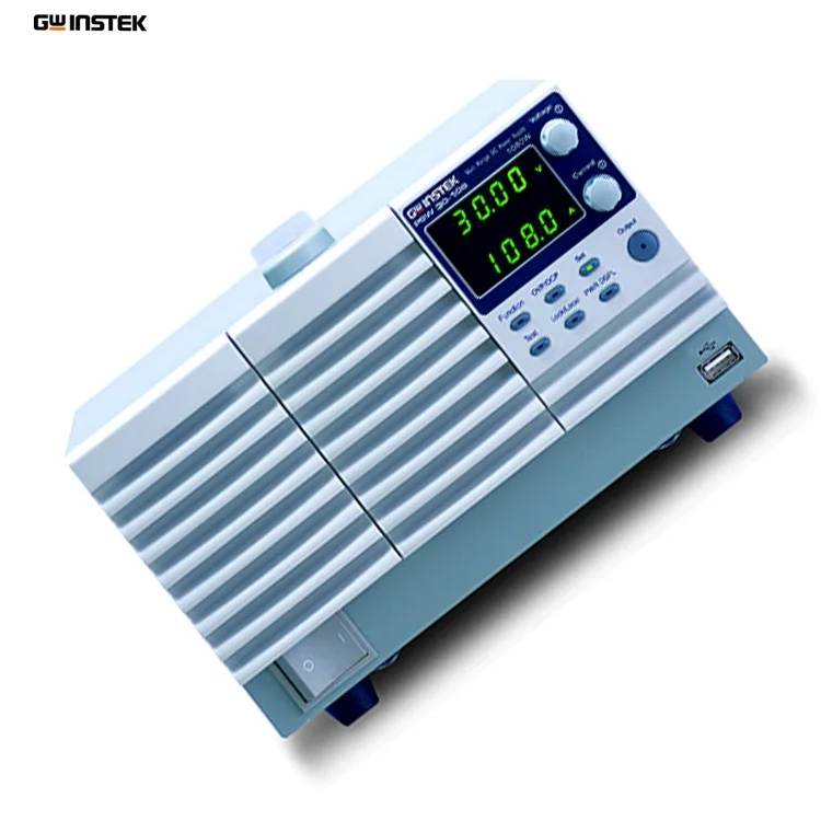 Gwinstek PSW 30-108 مخرج واحد متعدد المدى مفتاح قابل للبرمجة مصدر طاقة تيار مستمر 1080 وات