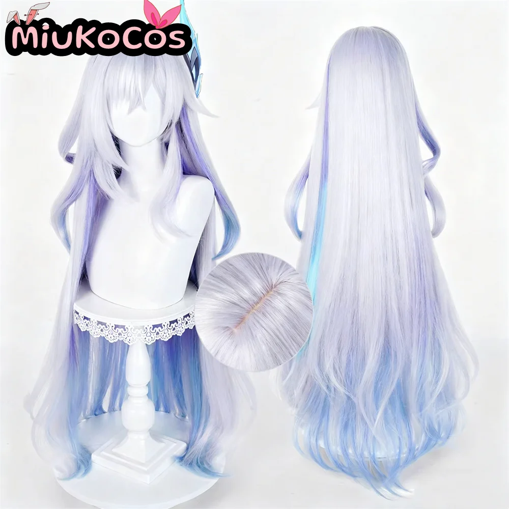 วิกผมคอสเพลย์ Skirk ของ MiukoCosplay จากเกม Genshin Impact มีสินค้าในสต็อก