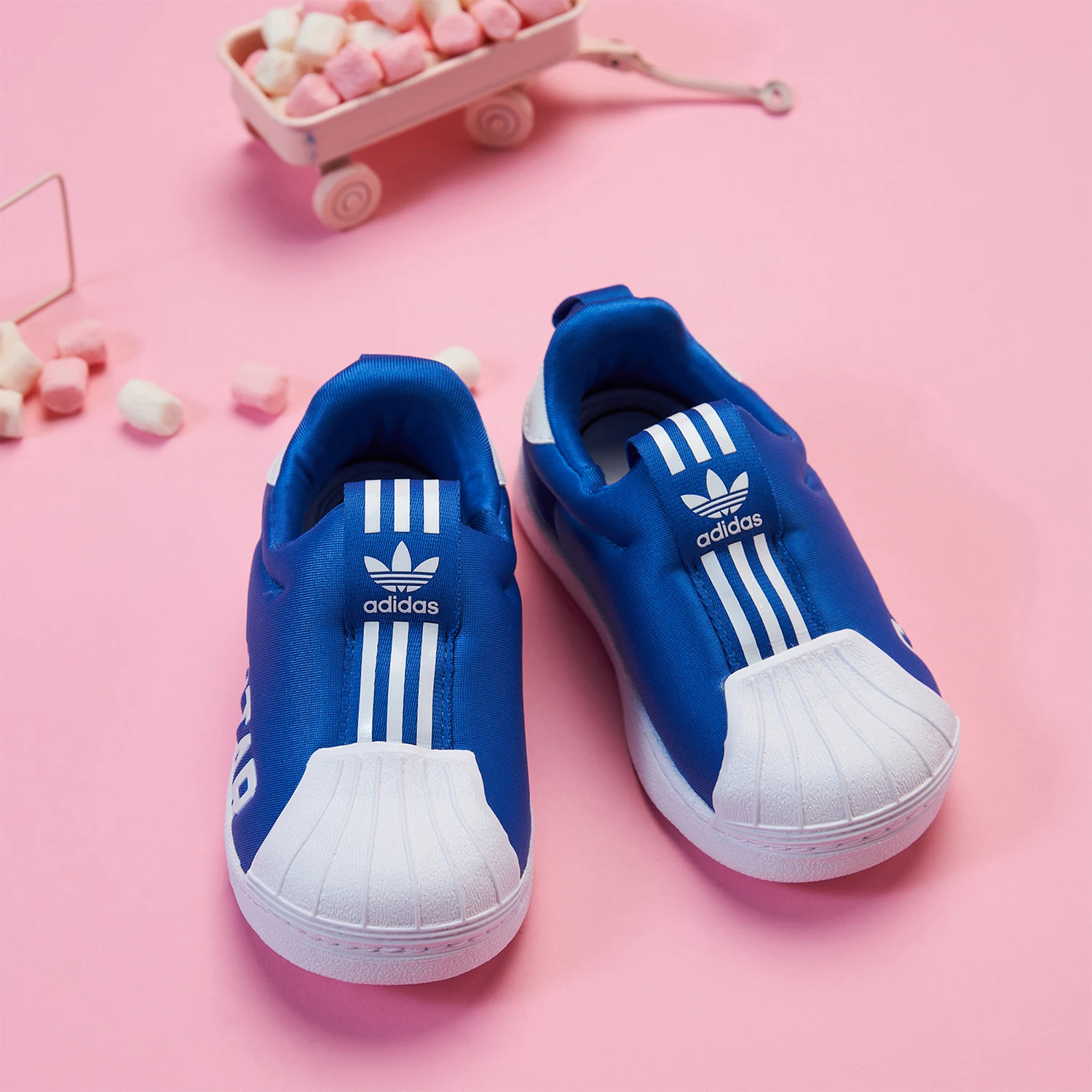 

Adidas оригинальные детские классические цельные повседневные спортивные туфли с открытым носком EG3406