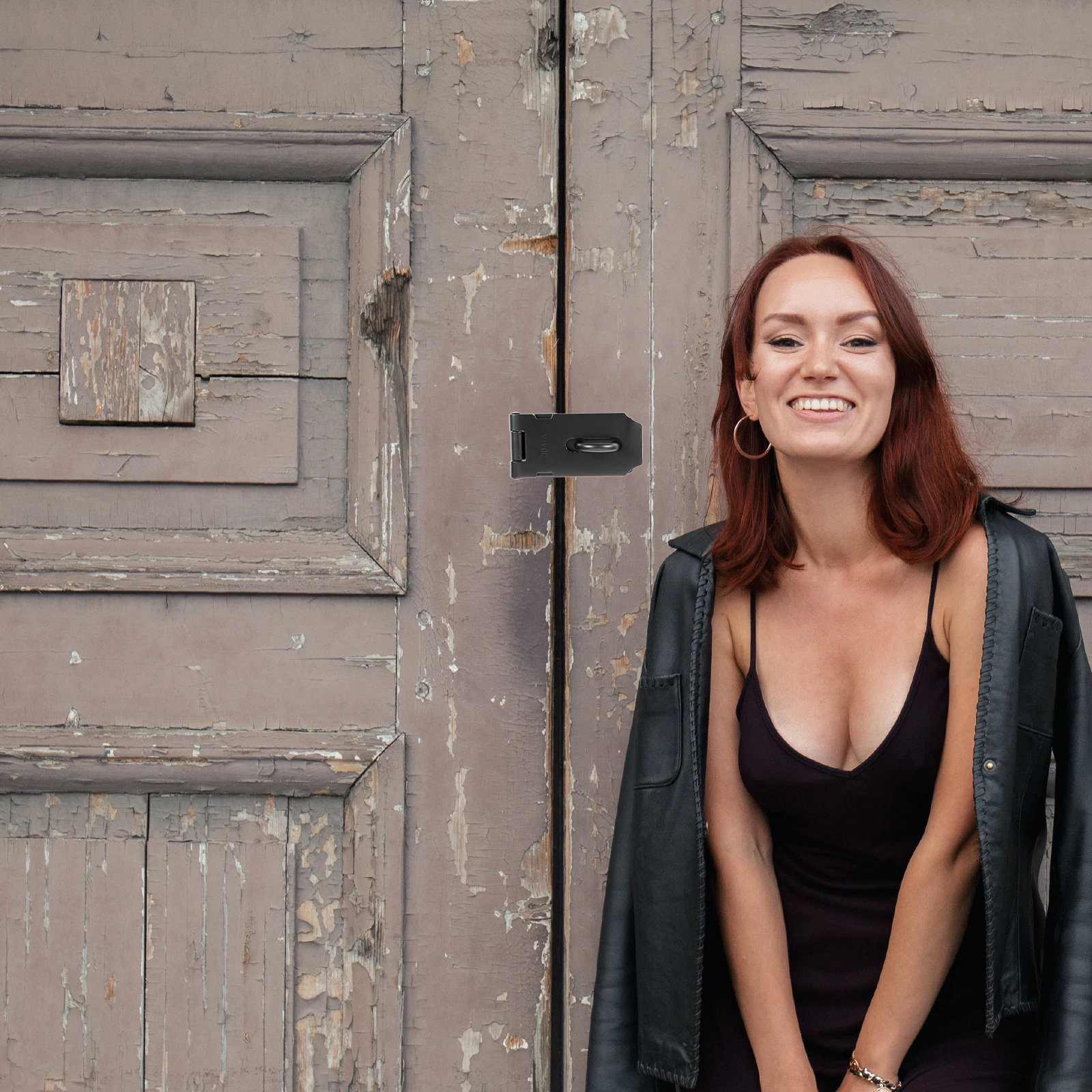 

Black Stainless Steel Lock Plate 3 Inch Thick Buckle Furniture Accessories File Cabinet Door Lock Hardware Piece