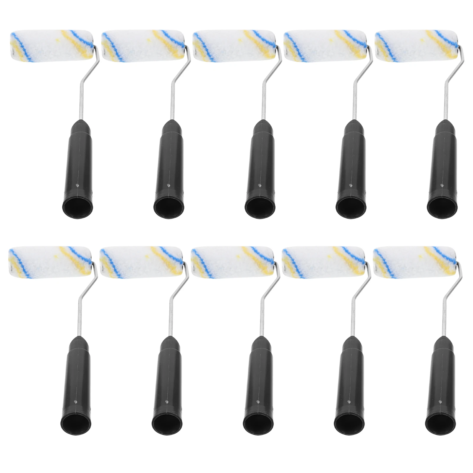 

10Pcs Paint Roller Brushes Roller Paint Brush Kit for Wall Furniture Ceiling Home Improvement Supplies Wall Painting Supplies