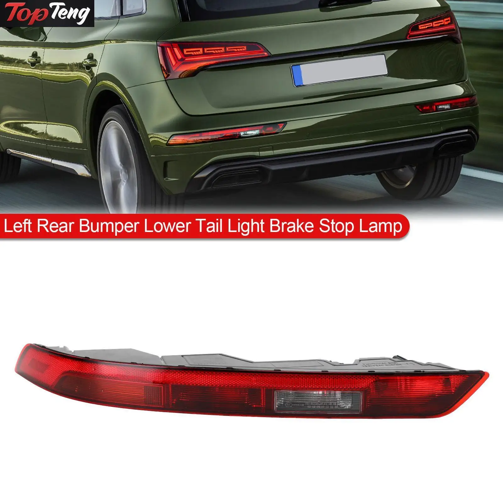 

Left Rear Bumper Lower Tail Light Brake Stop Lamp For Audi Q5 US Version