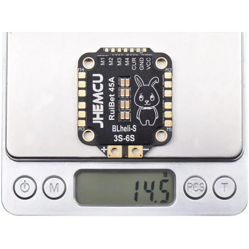 JHEMCU RuiBet 45A/ 55A ESC BLHELI_S Dshot600 4in1 Bürstenlosen ESC 3-6S 30,5X30,5 M4 für RC FPV Freestyle Flight Controller Drone