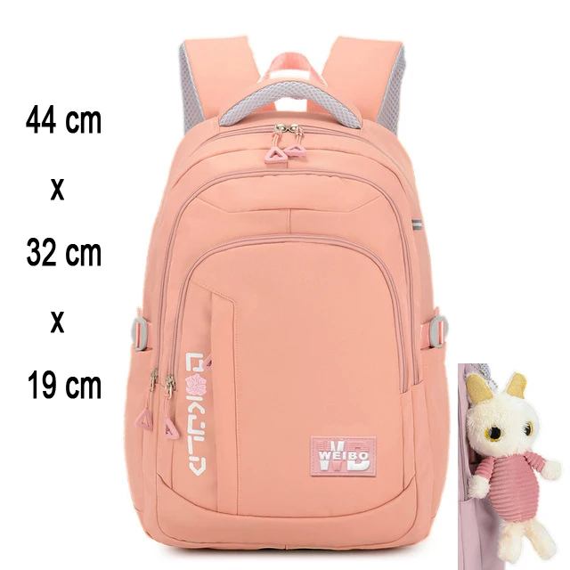 AyeBeau Mädchen Schultasche Rucksack Rucksack für Teenager Frauen Kinder weiblich rosa Schultasche primäre hohe Rucksack Klasse Teenager Kind Kinder 5