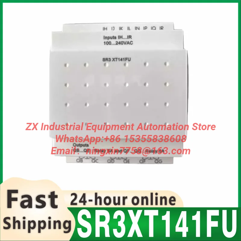 New original SR3XT141FU Schneider logic controller expansion module AC100-240V8 input 6 relay output