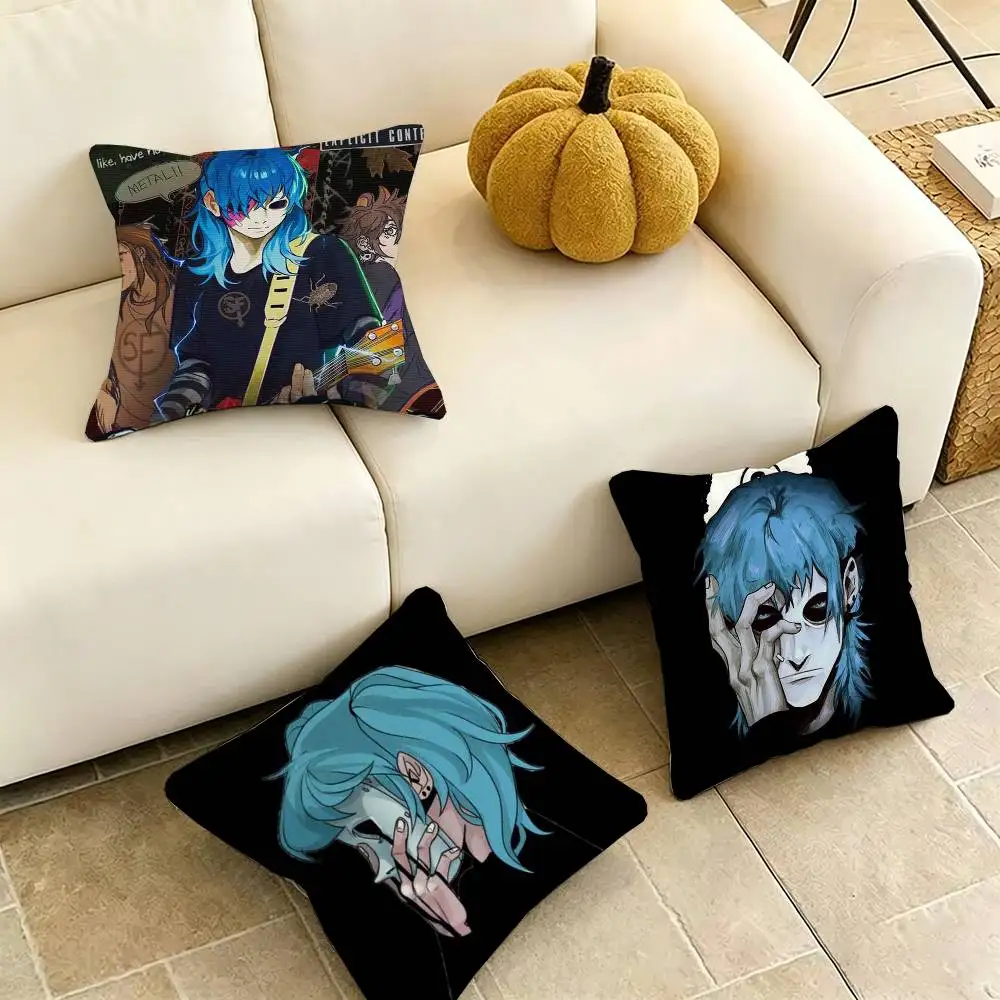 Sally Face Sal Fisher Gothic Horror Square Double-Sided printed Pillow Case Bedroom Bedside Pillow Sofa Cushion Cover Gift