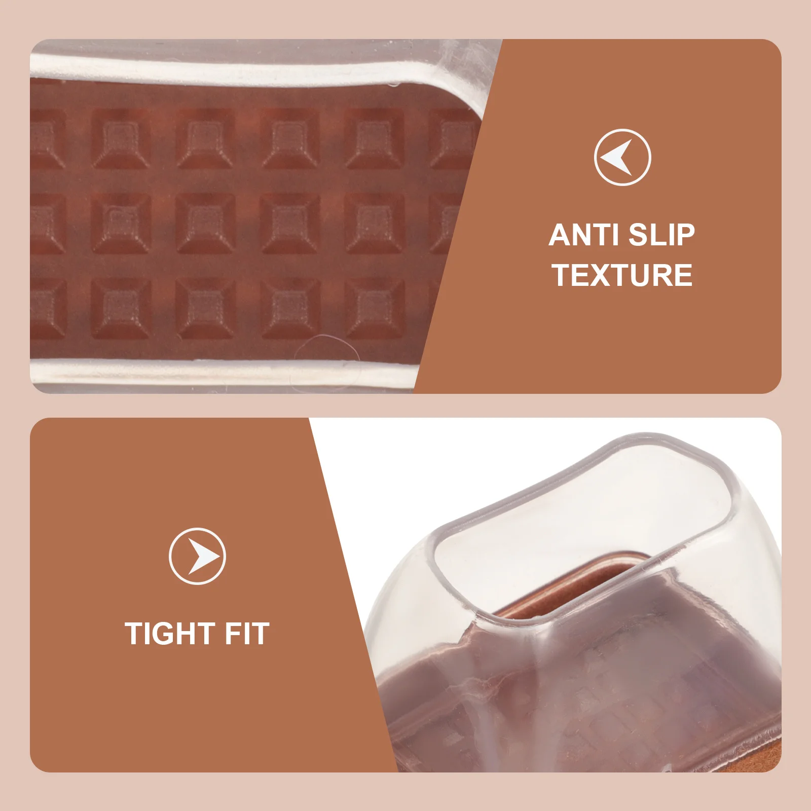 

Furniture Caster Cups 8 Pcs Chair Leg Pads for Wood Floors Non Marking Floor Protectors Quiet Moving Desk Chair Feet Covers