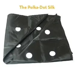 The Polka Dot Silk 45*45cm Stage Magic Trick Dots Appear / Vanish Illusion Magia Magie Magicians Prop Accessory Gimmick Tutorial