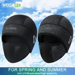 WOSAWE Summer Breathable Cycling Cap Anti-UV Balaclava Men Full Face Mask Bicycle Motorcycle Running Hiking Cooling Sport Gear