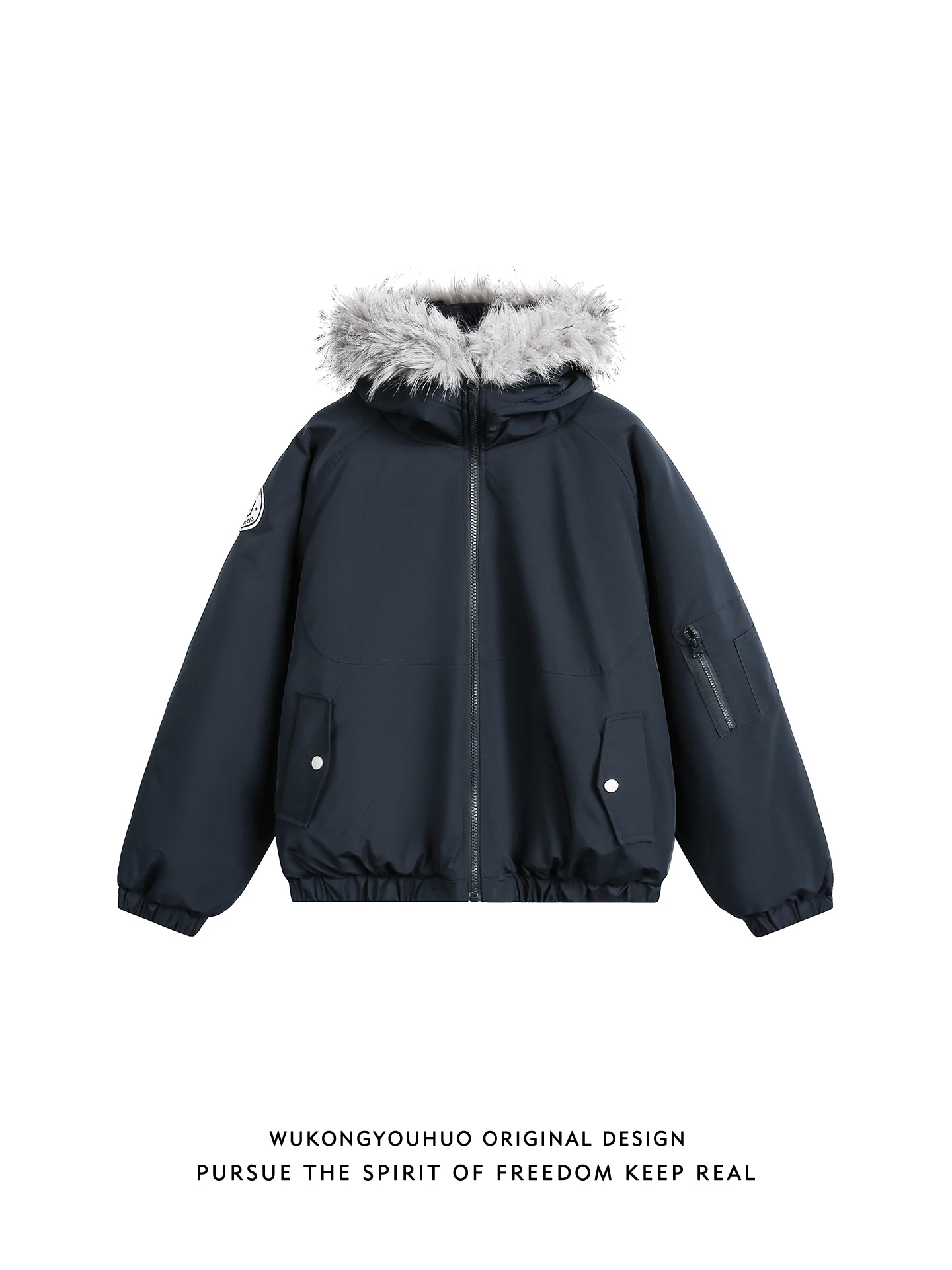 

Теплая зимняя мужская куртка Thiened с меховым воротником в стиле ретро, универсальное хлопковое пальто в стиле ретро, верхняя одежда, повседневная молодежная мода