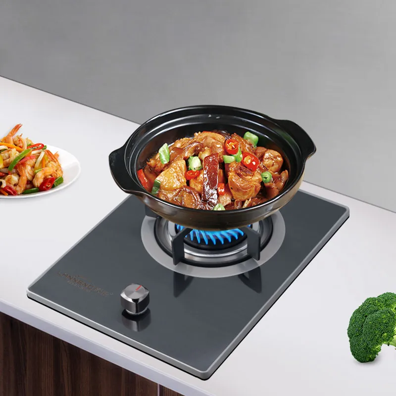 Hot Selling Low Price Biogas Built in Burnerbiogas burner Stove Single burner Stove for Kitchen