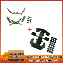 Wendy Helmet Suspension System Military Helmet Adjustable Lanyard FAST MICH Outdoor Hunting Helmet Accessory Spongy Pad