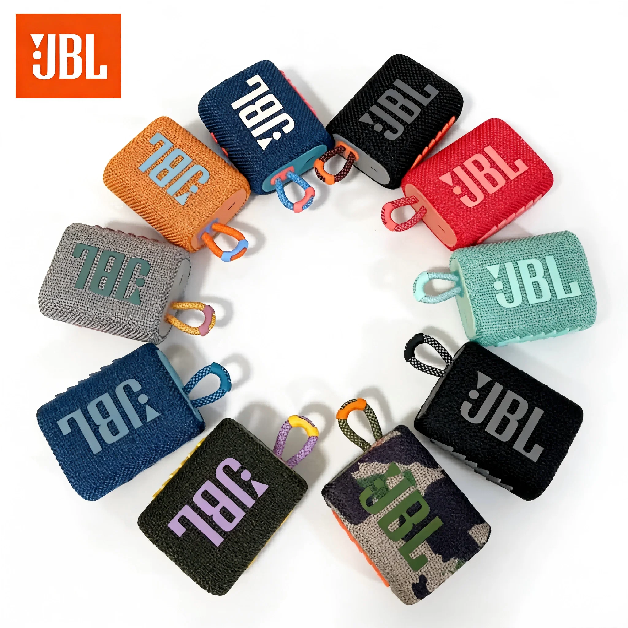 Enceinte Bluetooth sans fil JBL GO 3 originale, portable, étanche, pour le sport et les fêtes en extérieur, enceinte JBL GO3 sans fil
