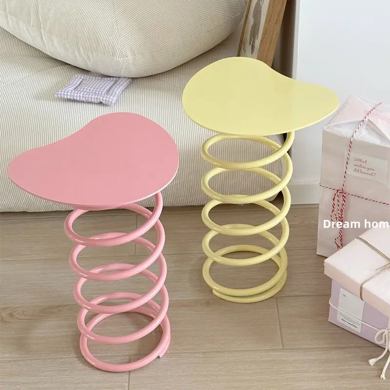 실내 신발 교체 오토만 화장대 의자, 가정용 작은 어린이 가구, 거실 침실 이동식 휴대용 발받침