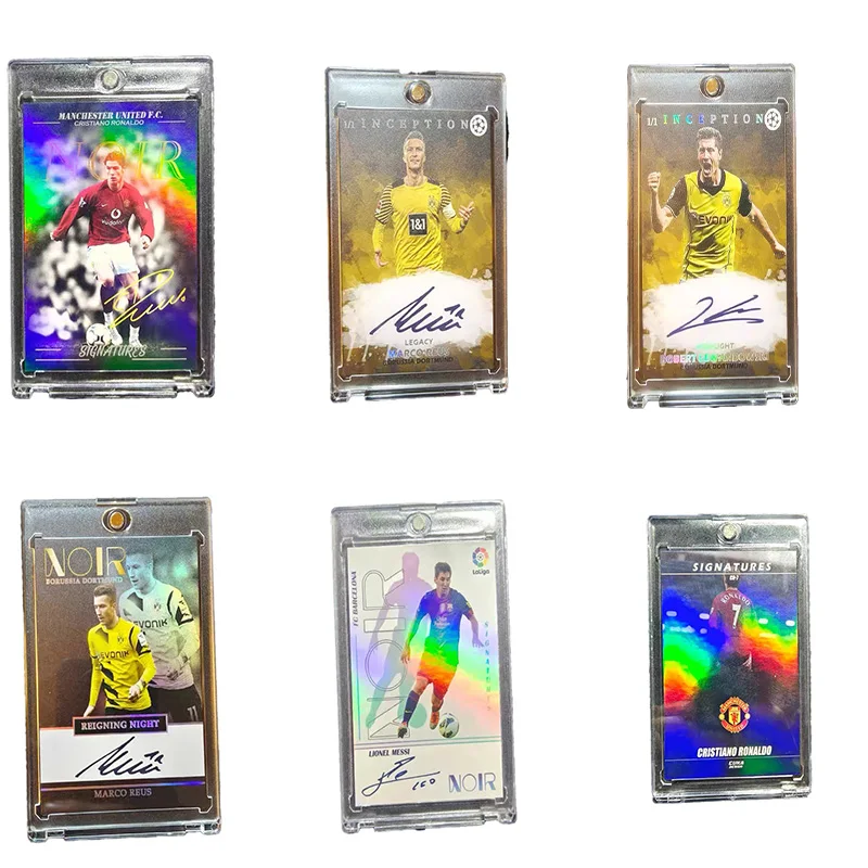 

DIY Soccer Star Limited Edition Autographed Card Set: Player Cards Collectible Cards Gift Set with Box