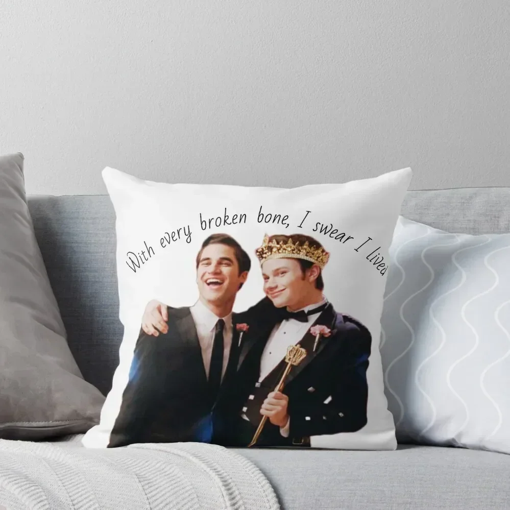 Klaine - I Lived Throw Pillow Decorative Sofa Cushion Sofa Decorative Covers Christmas Pillow pillow