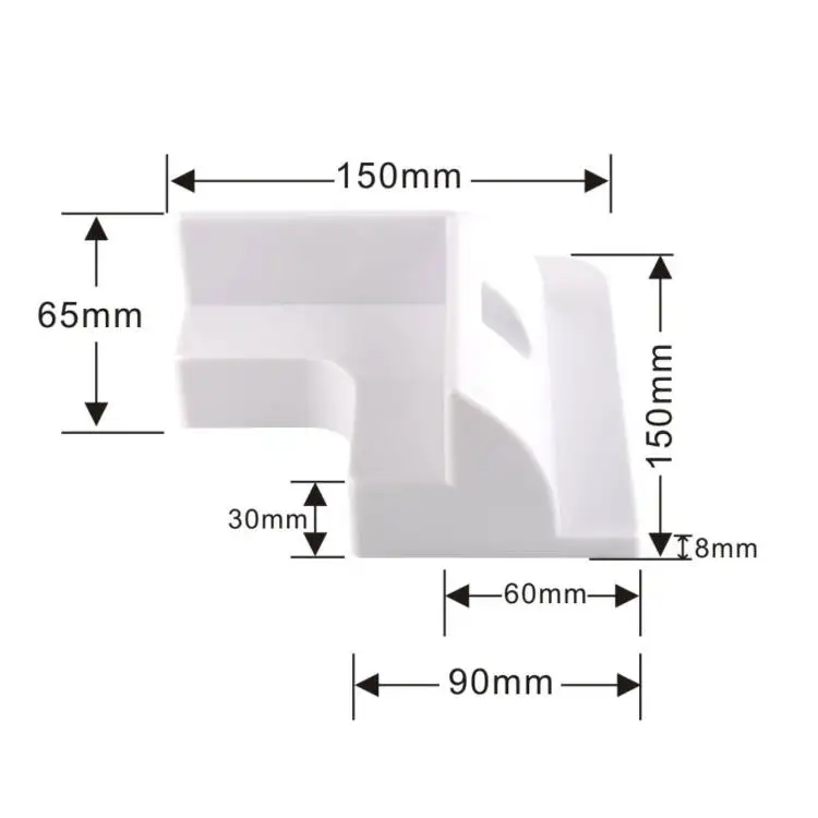 All4Caravan ABS Drill-free Glue Solar Panel 4 Corner Mounting Bracket Installations UV Universal For RV Marine Roof Caravan