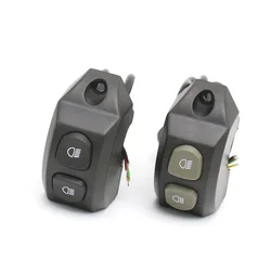 For BMW R1200 R1250 F850/GS Motorcycles Motorcycle Handlebar Flameout Switch Grey Black Fog Light Switch Controller Relay