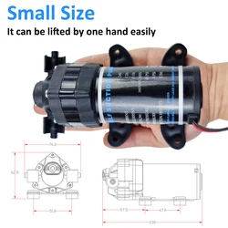 40 pkb RO filtr wody pompa wspomagająca zwiększyć System odwróconej osmozy 40 PSI opryskiwacz mgły z 24V transformator