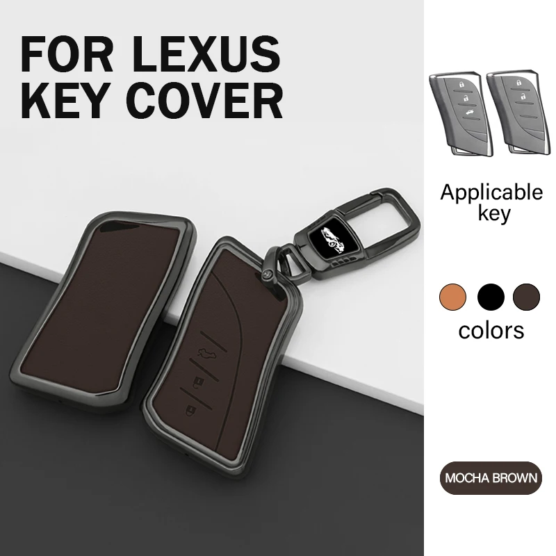 For Lexus UX ES UX200 UX250h ES200 ES300h ES350 US200 US260h Metal Car Key Protective Case funda llave carcasa llavero
