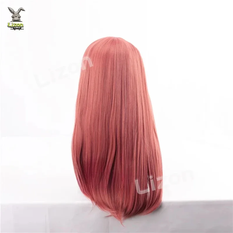 CyHigh جودة Gotoubun المثالية Quintuplets ناكانو ميكو شعر مستعار تأثيري 50 سنتيمتر الوردي الداكن مقاومة للحرارة تأثيري أنيمي الباروكات