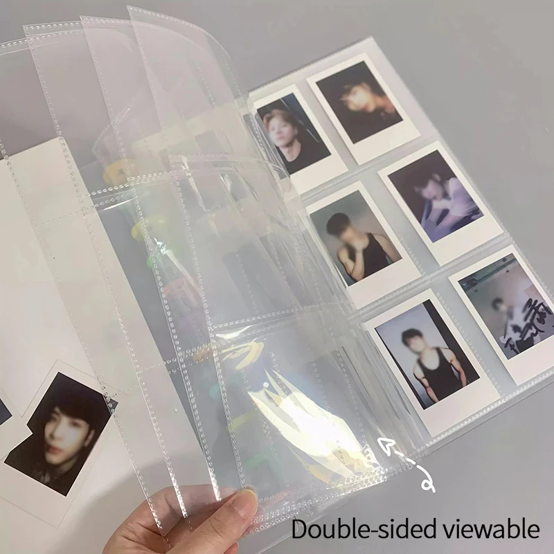 9 Grids Photo Binder Kpop Large Capacity Photocard Holder Picture Collect Book Card Photo Sleeves Inner Page Binder