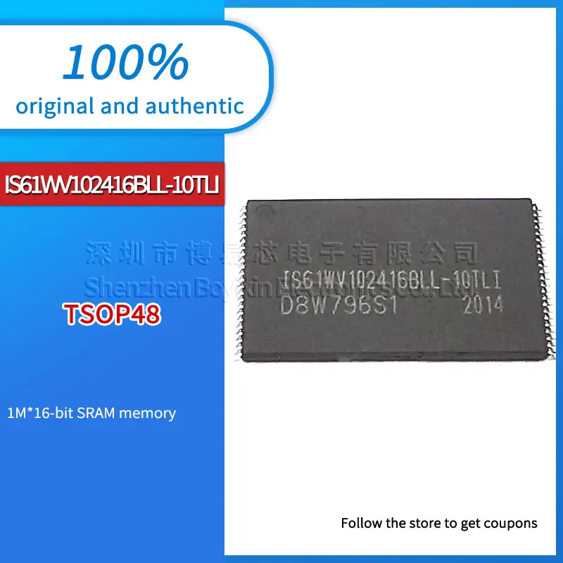 IS61WV102416BLL-10TLI IS61WV102416BLL-10TL1 Czarna plastikowa obudowa