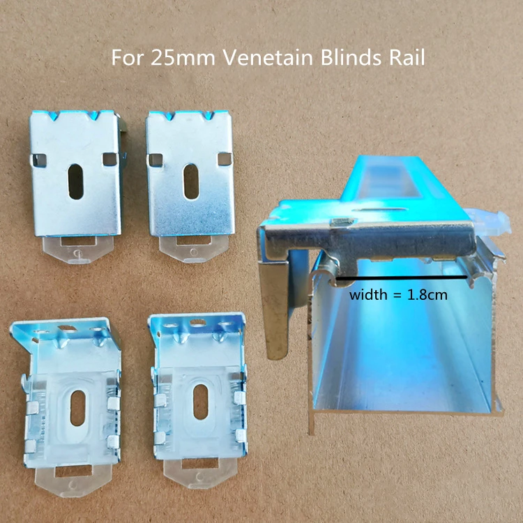 Ceiling and Wall Brackets For 25mm Venetian Blinds Rail Loading Mounting Blinds Accessories