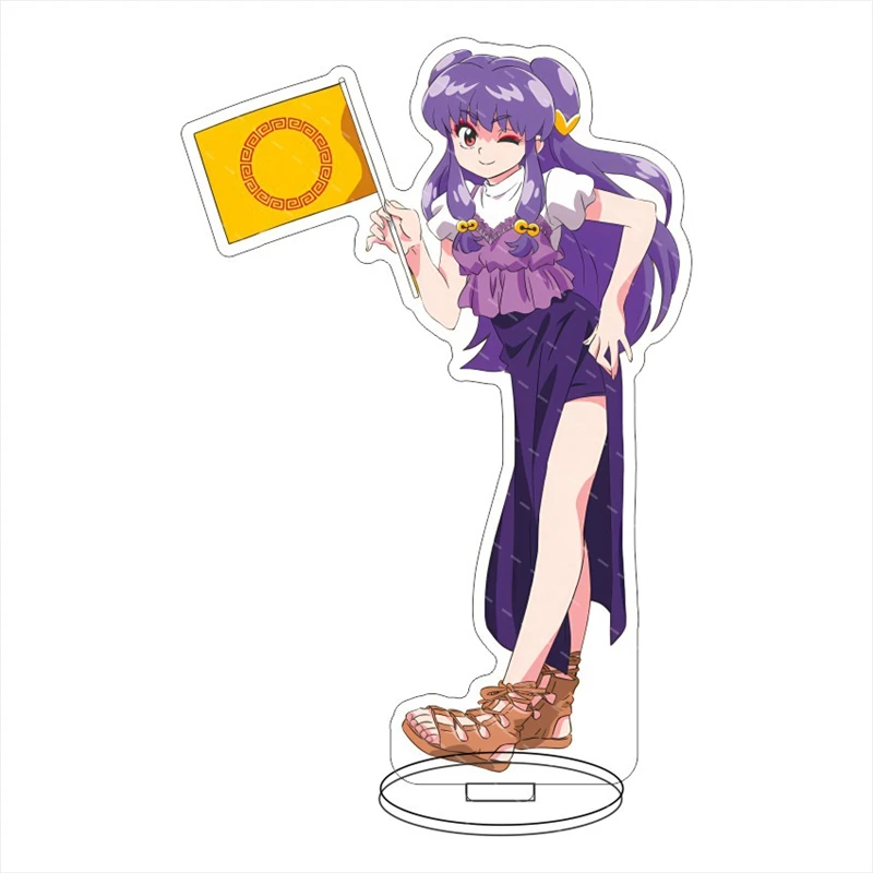 New Product Ranma 1/2 Anime Nibun No Ichi Acrylic Stand Model Plate Decoration Desk Figure Display Friends Girls Cartoon Gifts