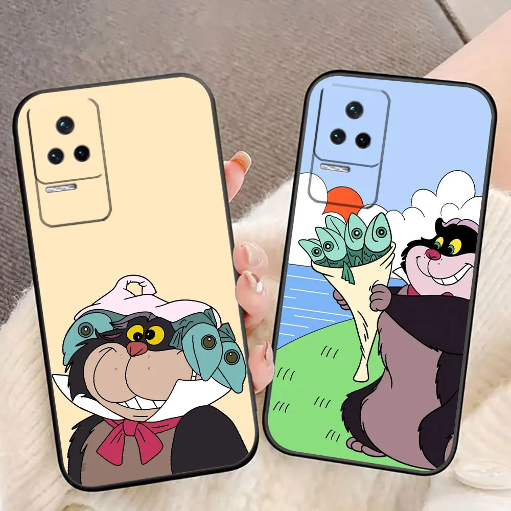 

D-Disney Bad Cat Lucifer Phone Case For Redmi GO K60 K40 K30 13C 12C 12 10C 10 9T 9C 9A 9 8A 8 7A 6A A2 A1 4G 5G Case Funda Capa