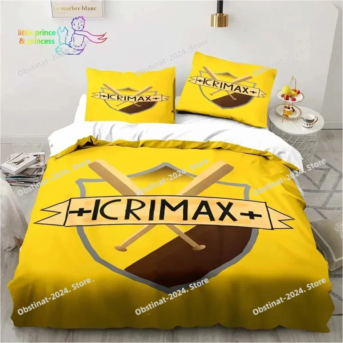 2025 Top Icrimax 3D Printing Comforter Bedding Set,Duvet Cover Quilt Cover Pillowcase,King Queen Size Bedding Set Kid Aldult Kid