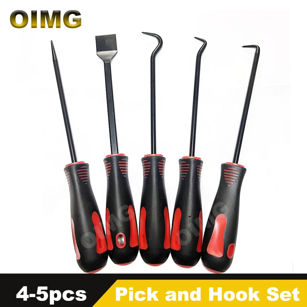 Car Oil Seal Screwdrivers Set O Ring Gasket Puller Hooks Removal Tool Tire Stone Cleaning Pick and Hook Set for Automotive