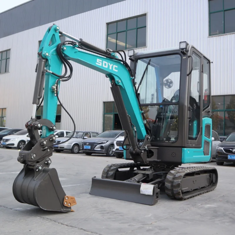 Kostenloser Versand Mini-Bagger 1,8 Tonnen Euro 5 CE EPA Motor Diesel-Bagger Landwirtschaftlicher Hydraulik-Raupenbagger Kleiner Bagger Nach Maß – Detail 2