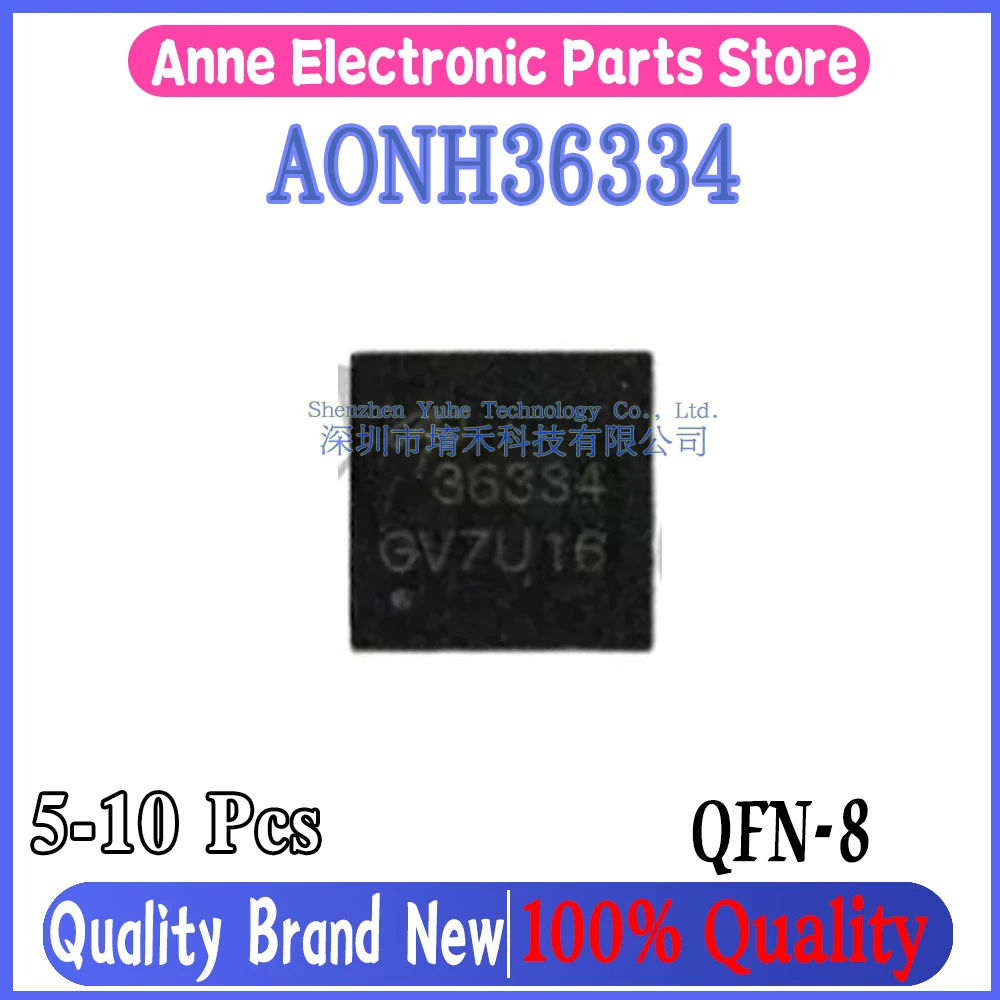 (5-10pece)100% New AONH36334 AON36334 AO36334 36334 QFN-8 Chipset