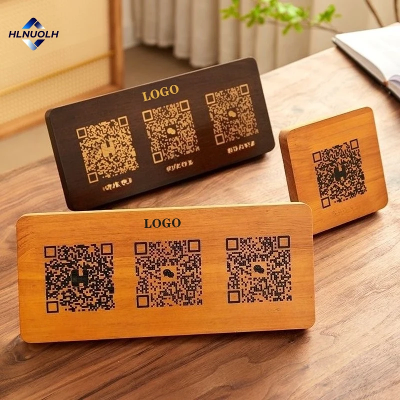 

Custom WiFi Wooden Signs Block with Network Name Password and Scannable QR Code for Home, Office, Shop, Internet ,Cafe, Lobby