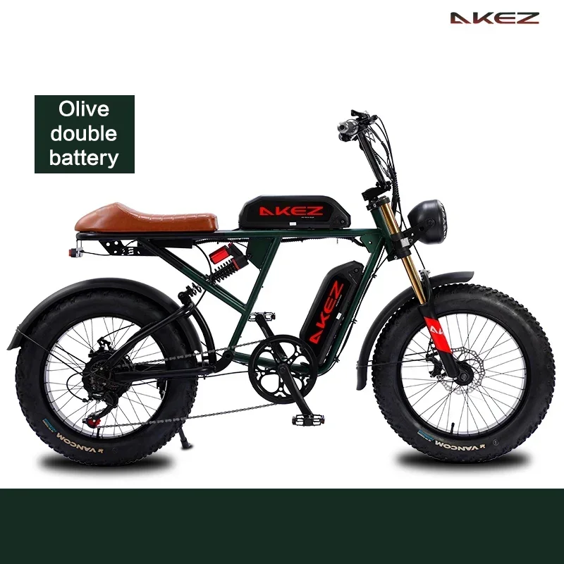 AKEZ super73 s2 All-terrain Electric bike 1500W Powerful Motor 48V 36AH Electric Bicycle 20-inch Fat Tire Urban Off-road e-bike image 2