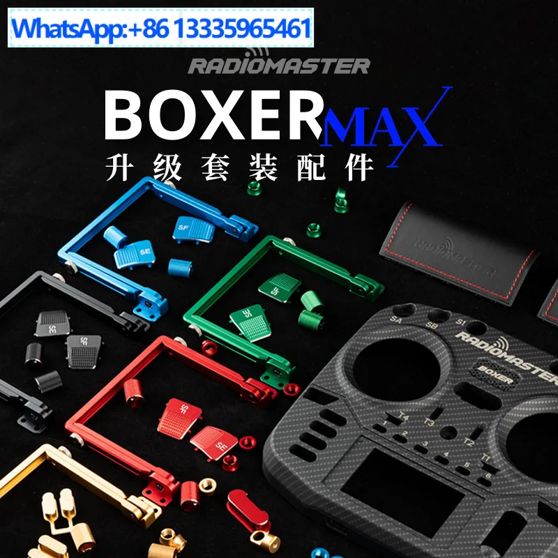 

RadioMaster Boxer Пульт дистанционного управления с ЧПУ Металлический комплект аксессуаров для обновления Кнопка Ручка Цветной корпус из углеродного волокна