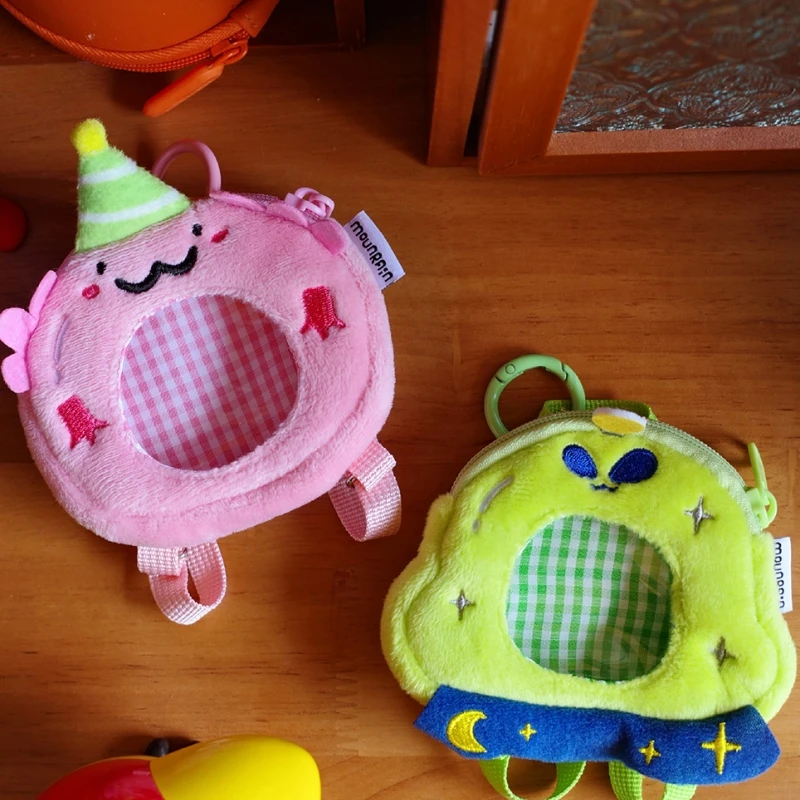 Ensemble de barres en peluche Ufo, dessin animé Original, sac pour écouteurs, housse de protection personnalisée pour périphériques Tamagotchi Anime, en Stock