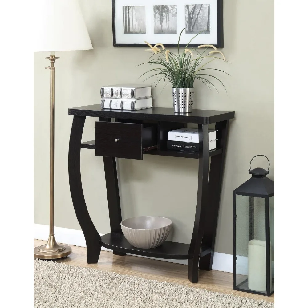 1 Drawer Dorchester Console Table with Shelf,Sleek sophisticated design