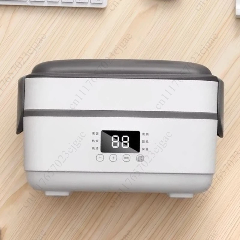 1.5L Electric Lunch Box Portable Rice Cooker Double Layer Liner Bento Box Cooking Pot Food Container Steamer Lunch Box 220V