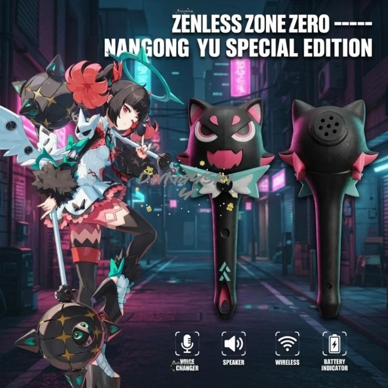 

Zenless Zone Zero Game Cosplay Prop Nangong Yu Angels of Delusion Black Cat Octopus Mascot Accessory for Costume Events
