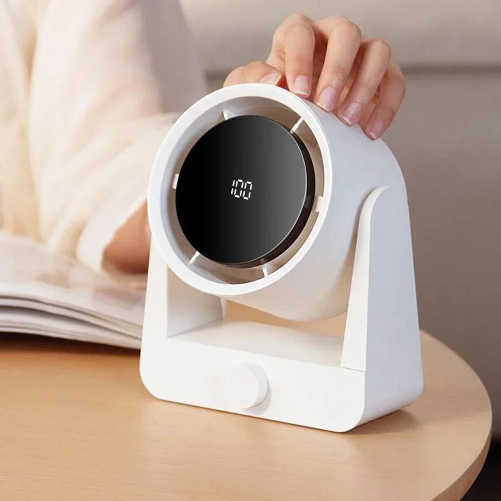 Adjustable Fan Electric Fan 100 Speed Levels 16 Hours Use 3D Air Circulation Flexible Mounting For Home For Kitchen